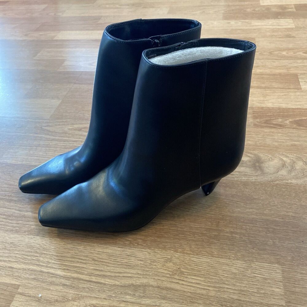 I.N.C. International Concepts Womens Sareya Mid-Heel Bootie Black Smooth 9.5M - Picture 7 of 16